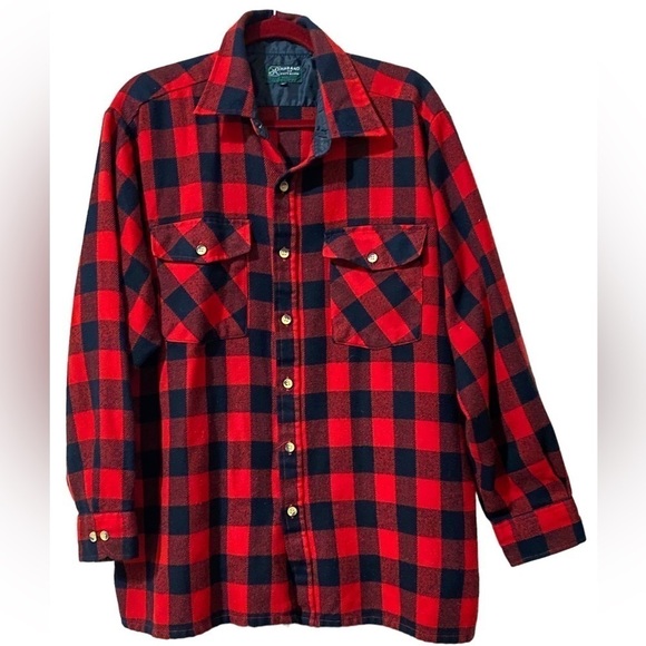 HABAND of PATERSON Heavyweight Flannel ShirtJack Buffalo Plaid Gorpcor…C… - Picture 2 of 7